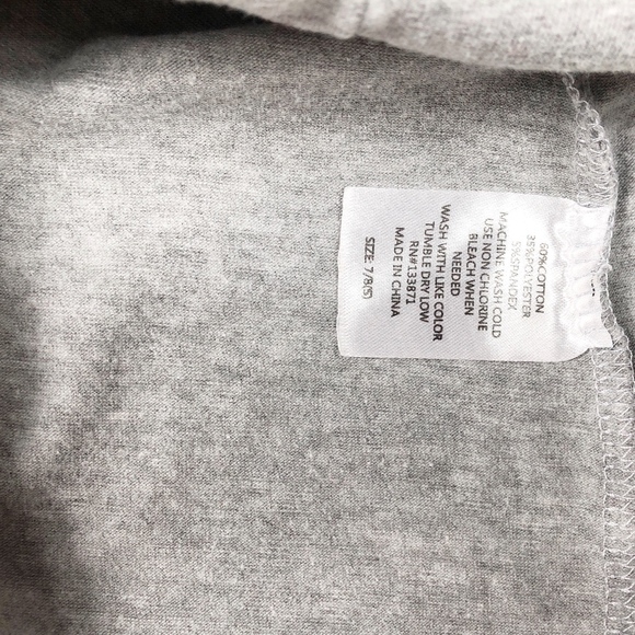 🎁3X$25🎁 NWOT Top Girl Short Sleeve, Size 7-8 - Picture 3 of 3